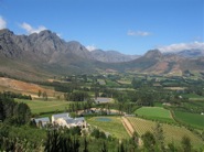 Franschhoek valley view